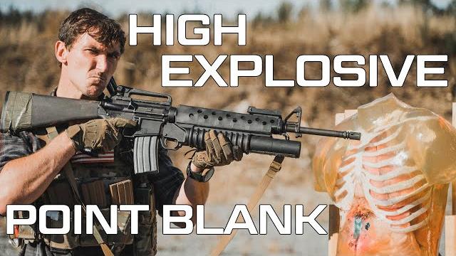 40mm grenade launcher vs torso at point blank range 40mm grenade launcher vs torso at point blank range