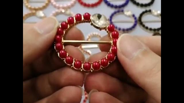 Scarf buckle ring colorful faux pearl scarf tie buckle rings waist buckle clip t shirt clips Scarf buckle ring colorful faux pearl scarf tie buckle rings waist buckle clip t shirt clips