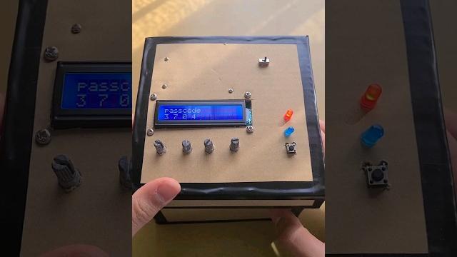 Cardboard with key #shorts #arduino Cardboard with key #shorts #arduino