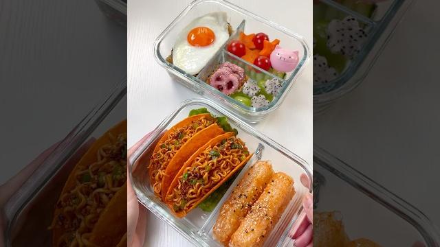 Asmrlet's make my bento#asmr #lunchbox #ramen Asmrlet's make my bento#asmr #lunchbox #ramen