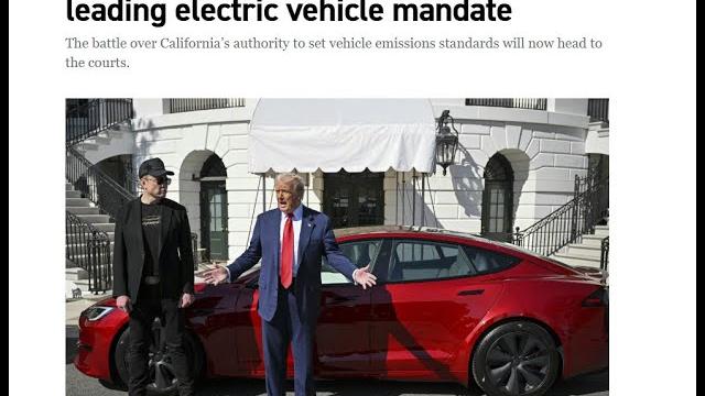 #ydbtdaily trump signs bill ending ev mandate #ydbtdaily trump signs bill ending ev mandate