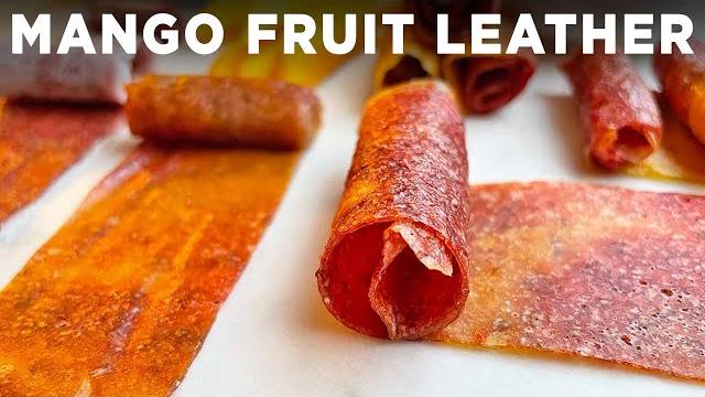 Mango fruit leather Mango fruit leather