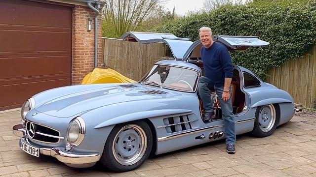 Man builds custom mercedes gullwing using old car parts | start to finish by @andirt4 Man builds custom mercedes gullwing using old car parts | start to finish by @andirt4