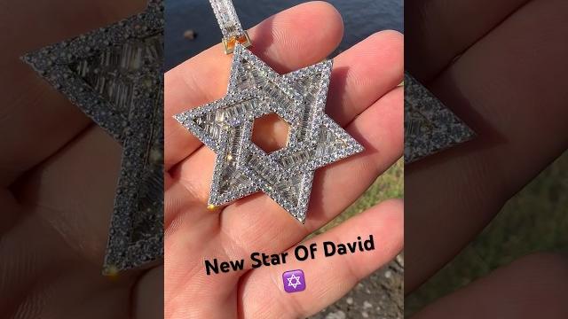 New release: iced out moissanite star of david pendant by harlembling #viral #starofdavid #jewish New release: iced out moissanite star of david pendant by harlembling #viral #starofdavid #jewish