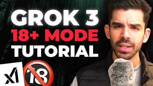 Grok 3 tutorial for beginners (18+ mode enabled) Grok 3 tutorial for beginners (18+ mode enabled)