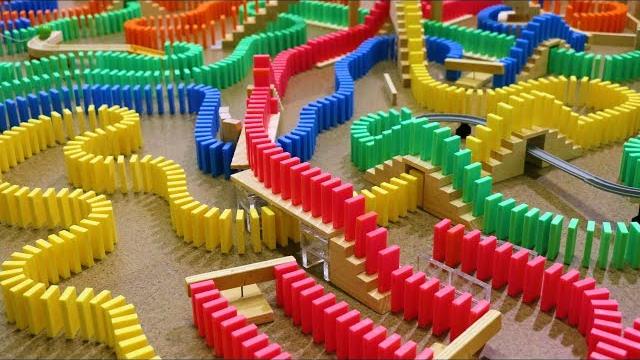 30 minutes of dominoes falling! - most satisfying asmr compilation 30 minutes of dominoes falling! - most satisfying asmr compilation