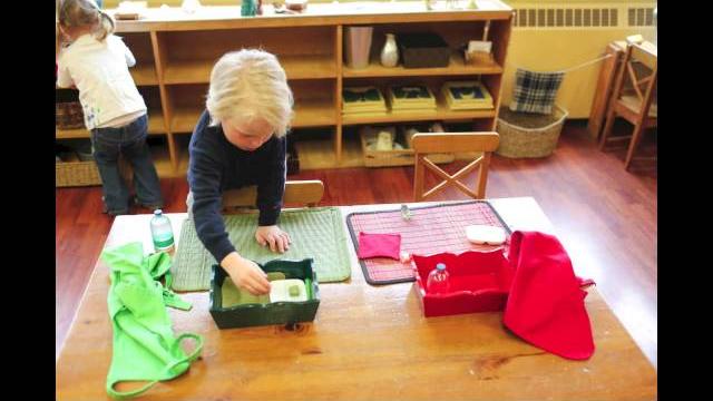 A montessori morning. A montessori morning.