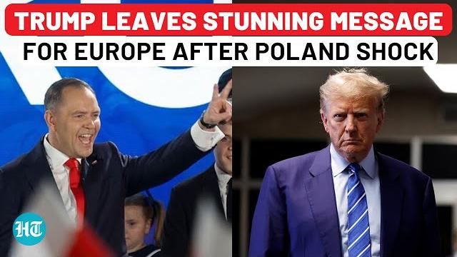 Trump mocks europe leaders after poland election; pro-ukraine pm in trouble after nawrocki's win Trump mocks europe leaders after poland election; pro-ukraine pm in trouble after nawrocki's win