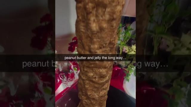 Peanut butter and jelly the long way... #shorts Peanut butter and jelly the long way... #shorts