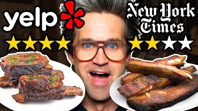 Yelp review vs. food critic taste test Yelp review vs. food critic taste test