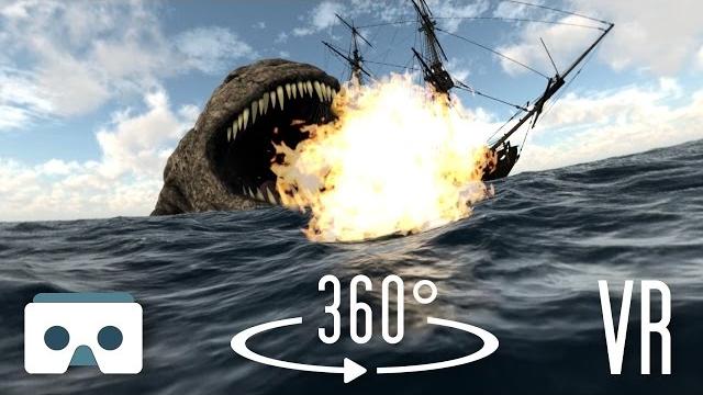 360 virtual reality sea monsters and dragons: scary 360 3d vr video 360 virtual reality sea monsters and dragons: scary 360 3d vr video