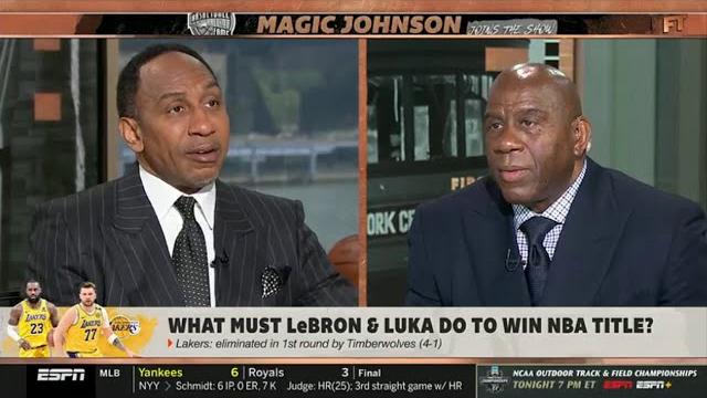 First take | what’s the missing piece in lebron and luka’s title pursuit? - stephen a & mj debate First take | what’s the missing piece in lebron and luka’s title pursuit? - stephen a & mj debate