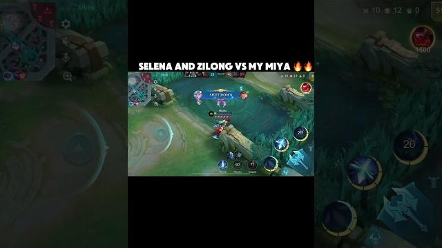 Selena and zilong vs my miya Selena and zilong vs my miya