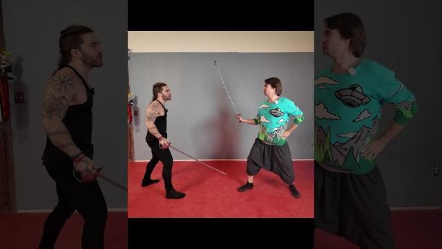 Cursed sword technique: stick 'em up! #meme #sword #gun Cursed sword technique: stick 'em up! #meme #sword #gun