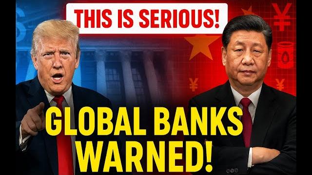 Trump orders global banks: cancel china trade or lose the dollar—and access to u.s markets Trump orders global banks: cancel china trade or lose the dollar—and access to u.s markets