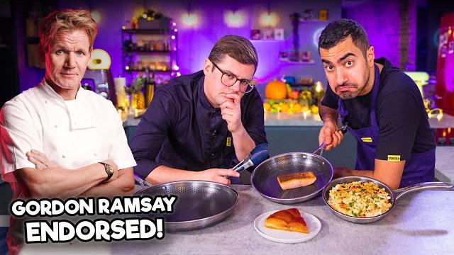 Gordon ramsay endorsed these pans?! 2 chefs test hexclad pans Gordon ramsay endorsed these pans?! 2 chefs test hexclad pans