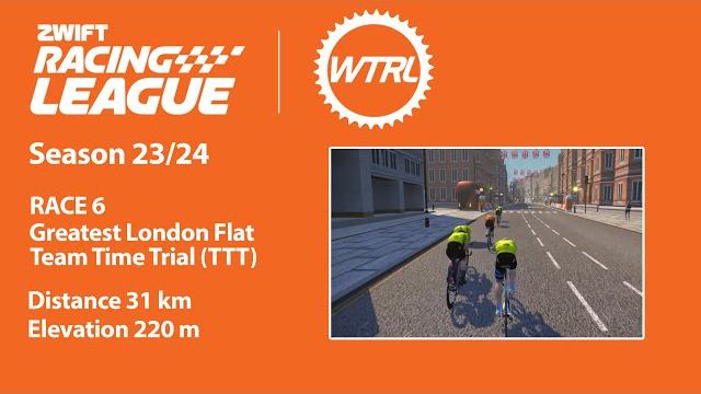 Zwift racing league 23/24 | emeae east c1 | race 6 | greatest london flat (ttt) | full race Zwift racing league 23/24 | emeae east c1 | race 6 | greatest london flat (ttt) | full race