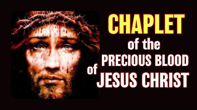 Pray the chaplet of the precious blood of jesus christ Pray the chaplet of the precious blood of jesus christ