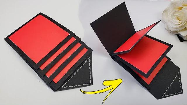 Diy tarjeta cascada ️ waterfall card Diy tarjeta cascada ️ waterfall card