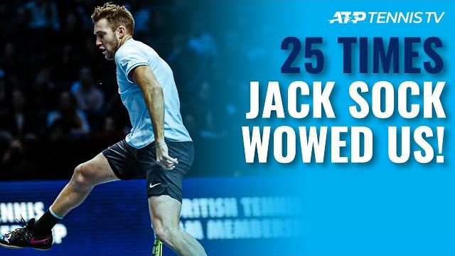 25 times jack sock wowed us all! 25 times jack sock wowed us all!