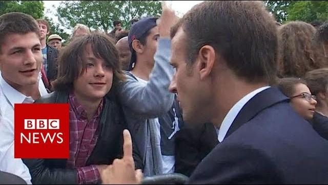 Macron tells teen to call him 'mr president' - bbc news Macron tells teen to call him 'mr president' - bbc news
