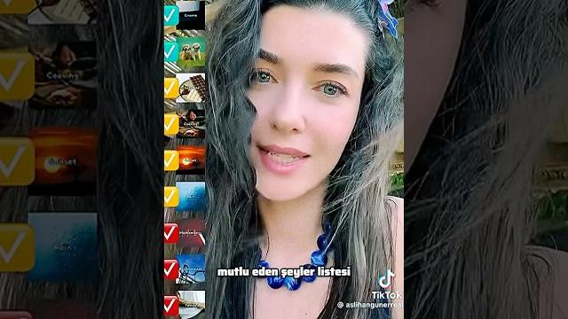 Aslıhan güner onu mutlu eden şeyleri sıralıyor 🩵 Aslıhan güner onu mutlu eden şeyleri sıralıyor 🩵