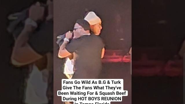 B.g & turk squash beef during baller blocking at the hot boys reunion in tampa florida B.g & turk squash beef during baller blocking at the hot boys reunion in tampa florida