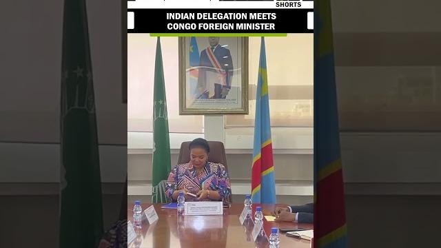 Shiv sena mp shrikant shinde leads all-party delegation in meeting with congo's foreign minister Shiv sena mp shrikant shinde leads all-party delegation in meeting with congo's foreign minister