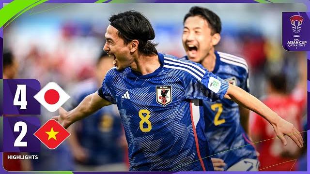 #asiancup2023 | group d : japan 4 - 2 vietnam #asiancup2023 | group d : japan 4 - 2 vietnam
