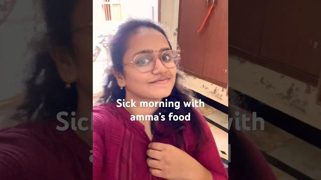 Sick morning+amma’s food+perfect weather=heaven️ Sick morning+amma’s food+perfect weather=heaven️