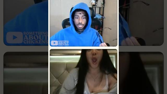 She got so scared on omegle She got so scared on omegle