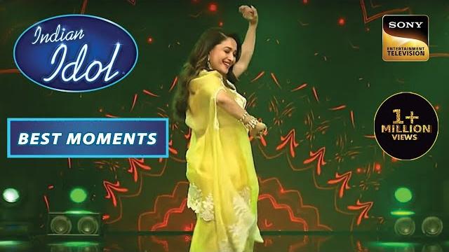 Indian idol season 13 | madhuri जी का "choli ke peeche" song पर एक special dance | best moments Indian idol season 13 | madhuri जी का "choli ke peeche" song पर एक special dance | best moments