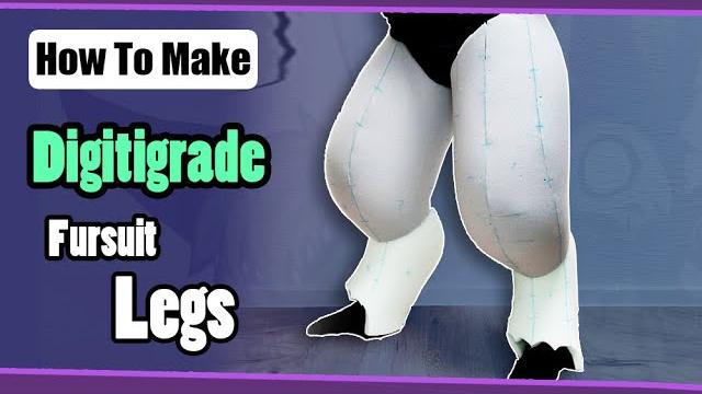 How to make digitigrade foam legs for fursuits How to make digitigrade foam legs for fursuits