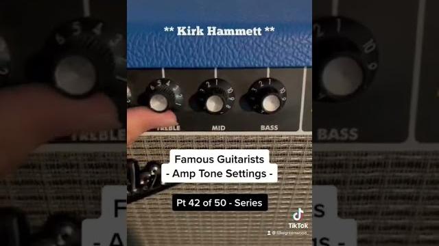 Famous guitarists - amp tone settings Famous guitarists - amp tone settings