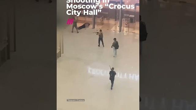 Shooting in moscow's "crocus city hall" #russia Shooting in moscow's "crocus city hall" #russia
