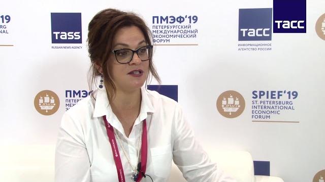 Анна цивилева на пмэф в студии тасс Анна цивилева на пмэф в студии тасс
