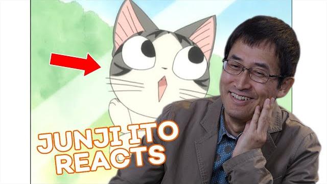 Junji ito reacts to anime cats | react Junji ito reacts to anime cats | react