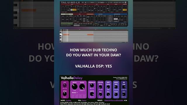 Dub techno echo by valhalla dsp & tal juno #synth #dubtechno #musicproduction #synthesizer Dub techno echo by valhalla dsp & tal juno #synth #dubtechno #musicproduction #synthesizer