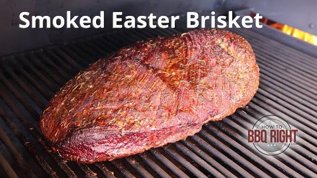 Smoked easter brisket Smoked easter brisket