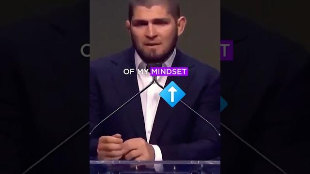 Khabib on mindset #alhamdulillah Khabib on mindset #alhamdulillah