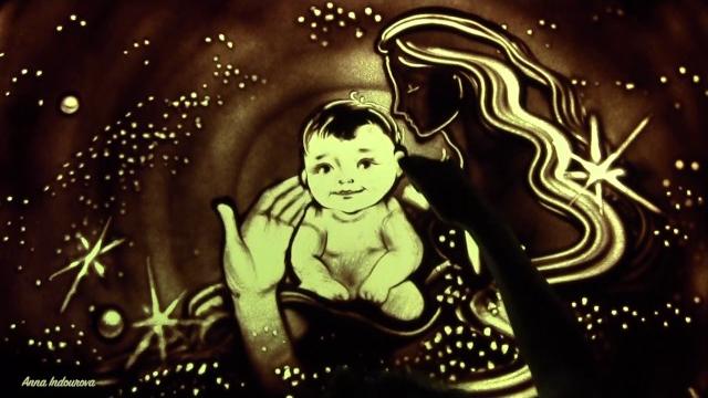 Песочное шоу с днем матери! Песочное шоу с днем матери!
