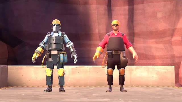 Robot animations on human characters Robot animations on human characters