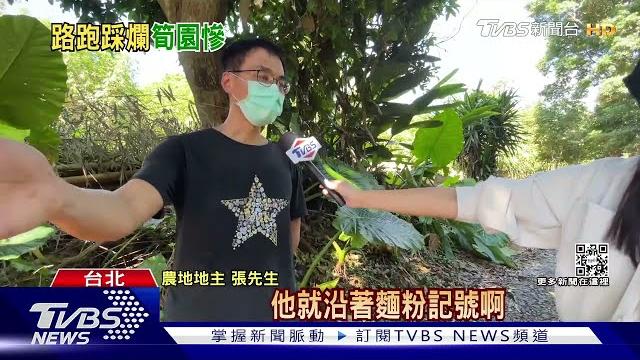 越野跑入私人農地! 地主「筍母.地瓜葉」被踩爛|tvbs新聞 越野跑入私人農地! 地主「筍母.地瓜葉」被踩爛|tvbs新聞