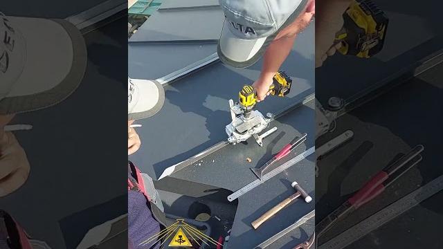 Фальцевая кровля #двойнойфальц #roof #фальц Фальцевая кровля #двойнойфальц #roof #фальц
