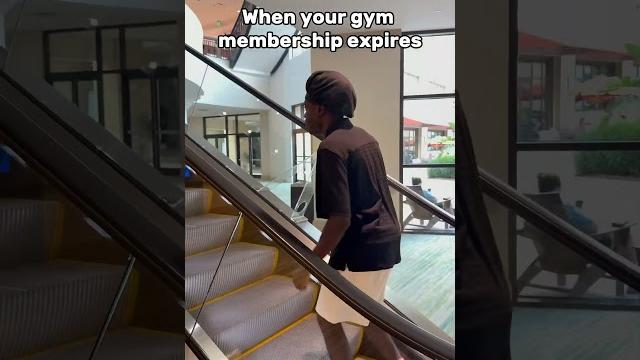 When your gym membership expires When your gym membership expires