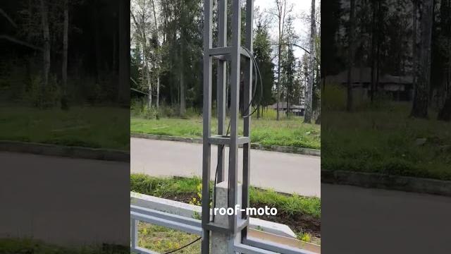 Забор фальцем. металло каркас . #стройка #фальц Забор фальцем. металло каркас . #стройка #фальц