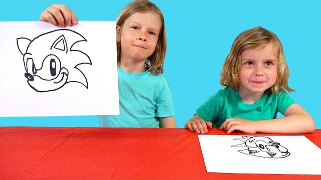 How to draw sonic the hedgehog | kids drawing challenge How to draw sonic the hedgehog | kids drawing challenge