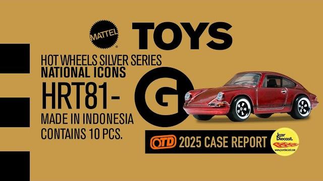 Hot wheels national icons // silver series vintage 2025 g case presented by jcar diecast Hot wheels national icons // silver series vintage 2025 g case presented by jcar diecast