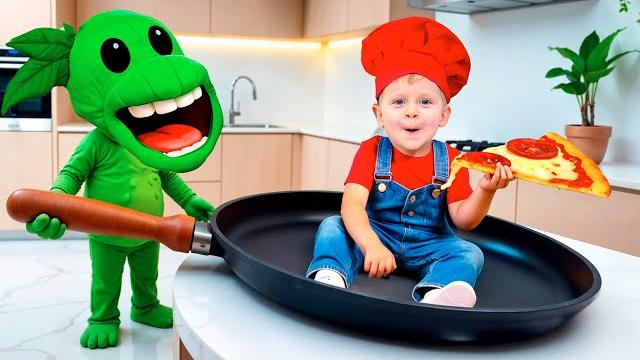 Hungry plant wants to eat oliver | adventure stories for kids Hungry plant wants to eat oliver | adventure stories for kids