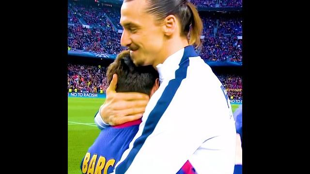Messi & zlatan friendship Messi & zlatan friendship